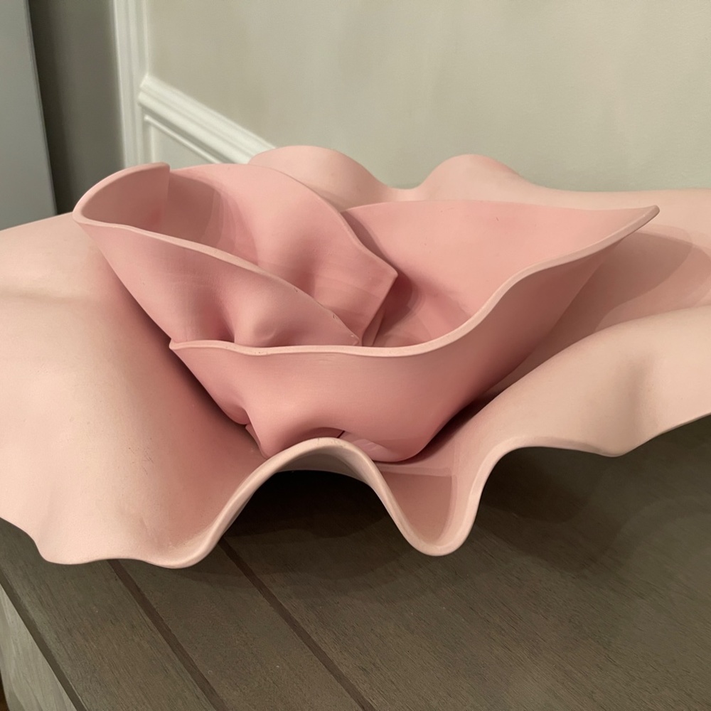 Keith Fortley Signed Flower Sculpture, Collectible, Rare and authentic